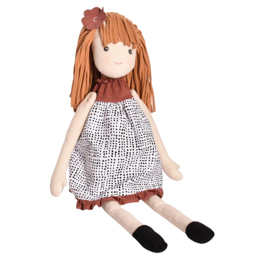 Amber in Black & White Dress Doll |