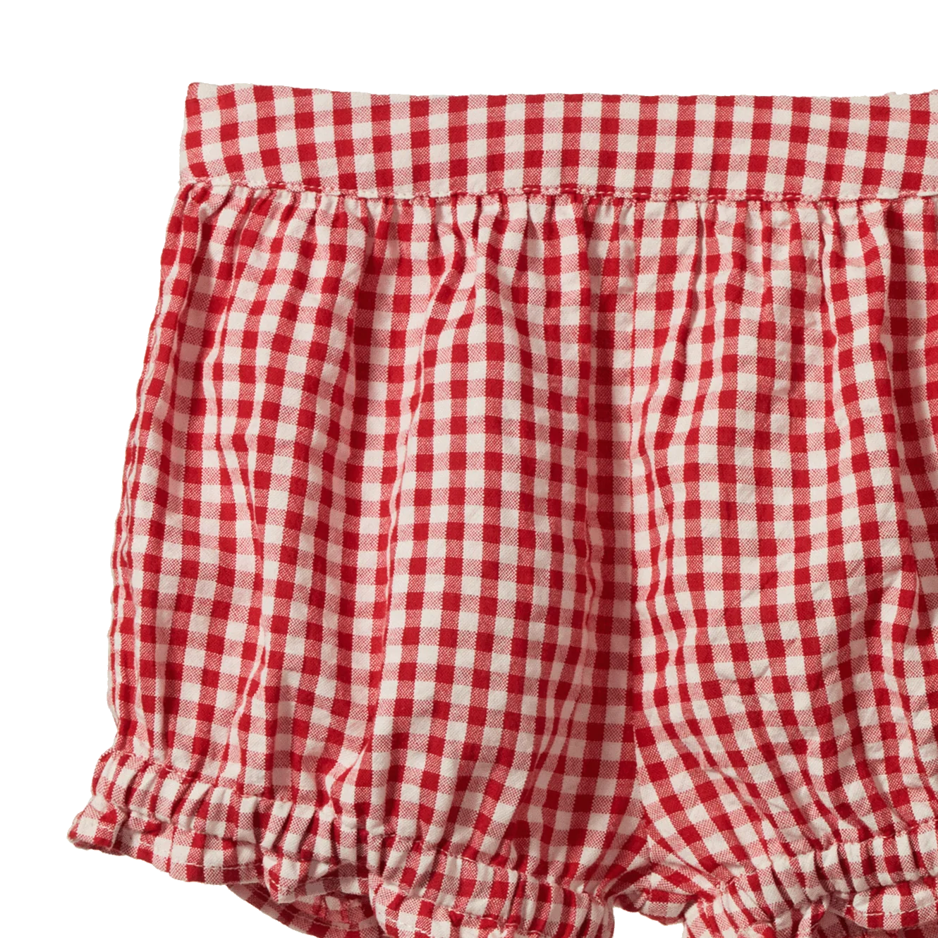 BETTY SHORTS - Red Gingham | Nature Baby