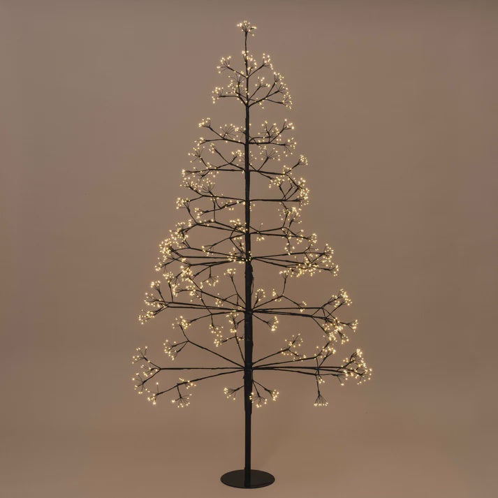 Medium (150cm) Black WW Frankfurt Starburst LED Tree | Stellar Haus