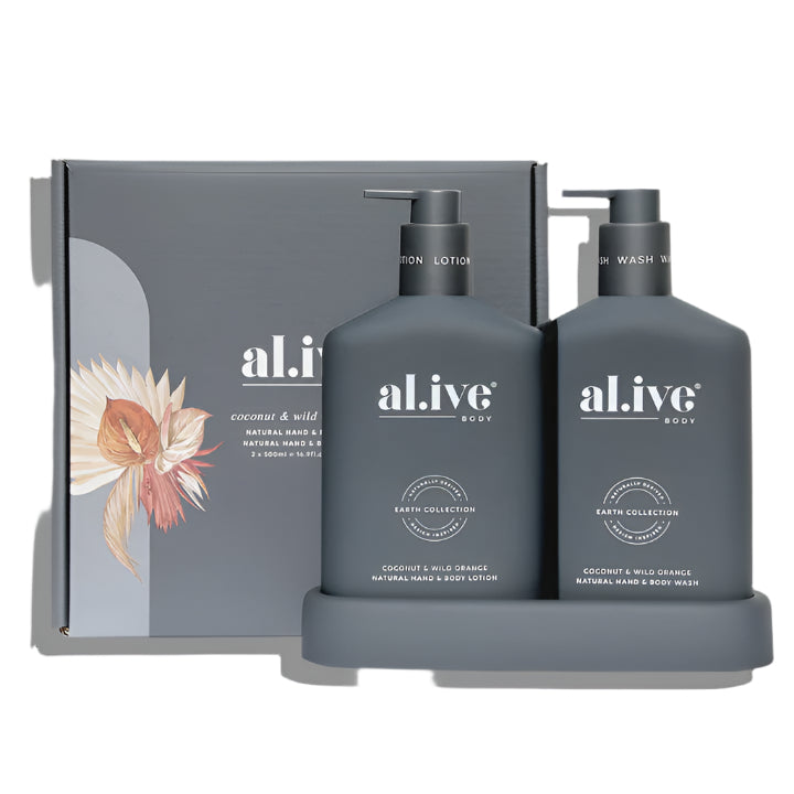 Wash & lotion duo - coconut & wild orange | Al.ive