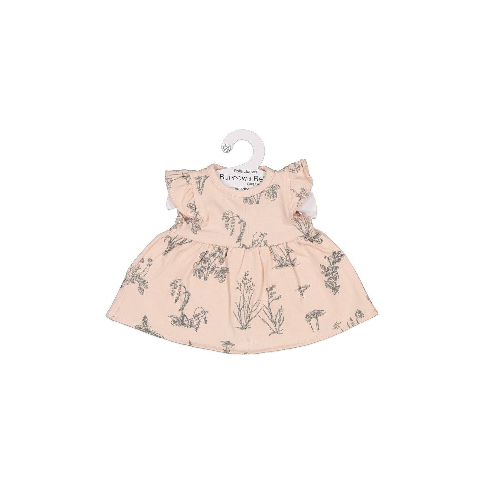 Blush Meadow Dress for 38cm Doll | Burrow & Be