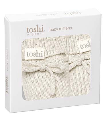 Cream - Organic Mittens Marley | Toshi