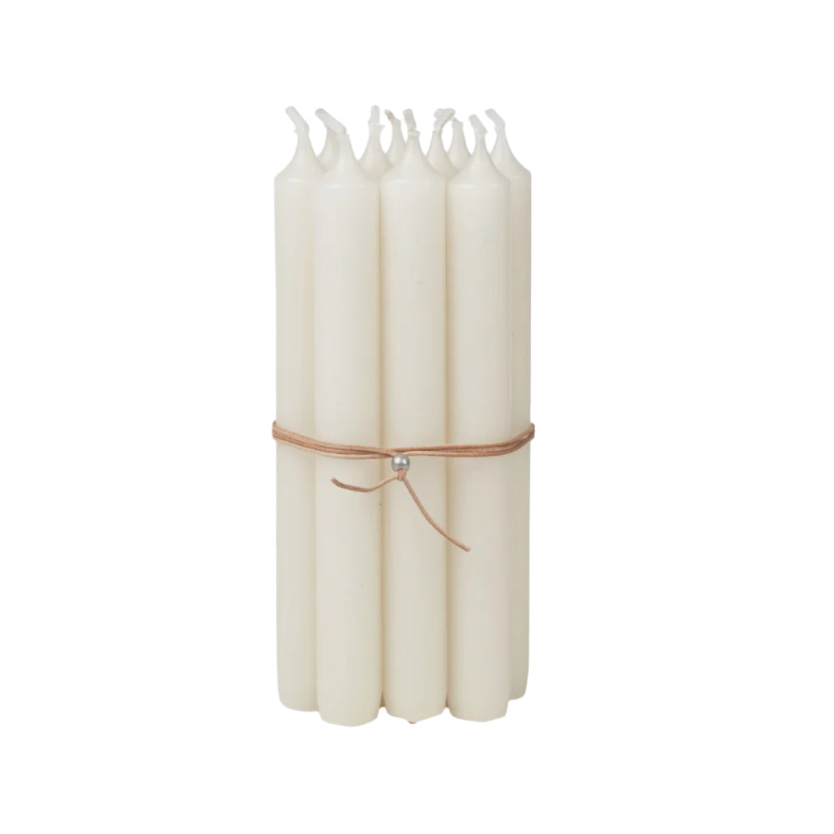 BROSTE Candle Overdipped - Set of 10 - Antique White |  Broste Copenhagen