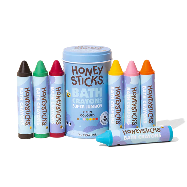 Bath Crayons Super Jumbos 7pk | Honeysticks