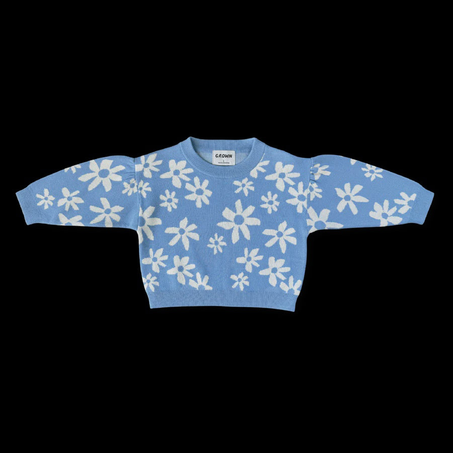 Organic Wild Flower Knit Pull Over | Grown