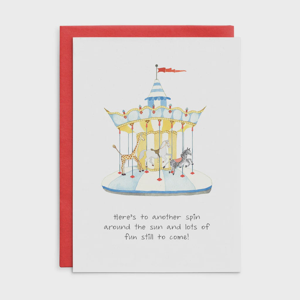 Here's to another spin around the sun... - Birthday Card | Cottonwood