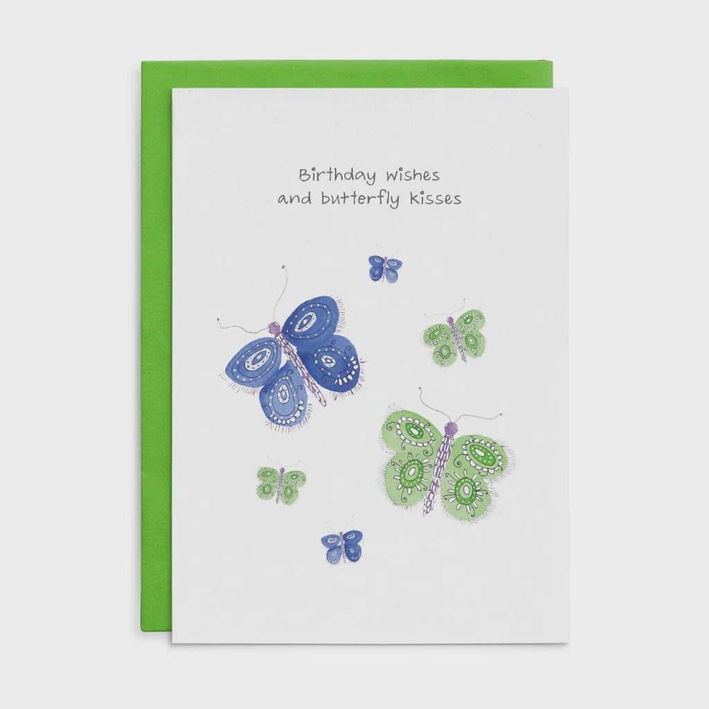 Birthday wishes and butterfly kisses. - Birthday Card | Cottonwood