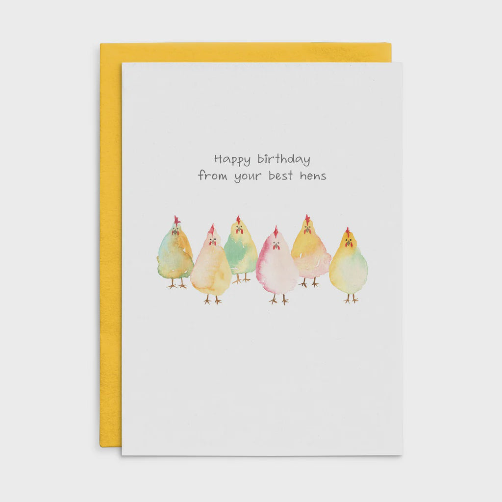 Happy birthday from your best hens. - Birthday Card | Cottonwood