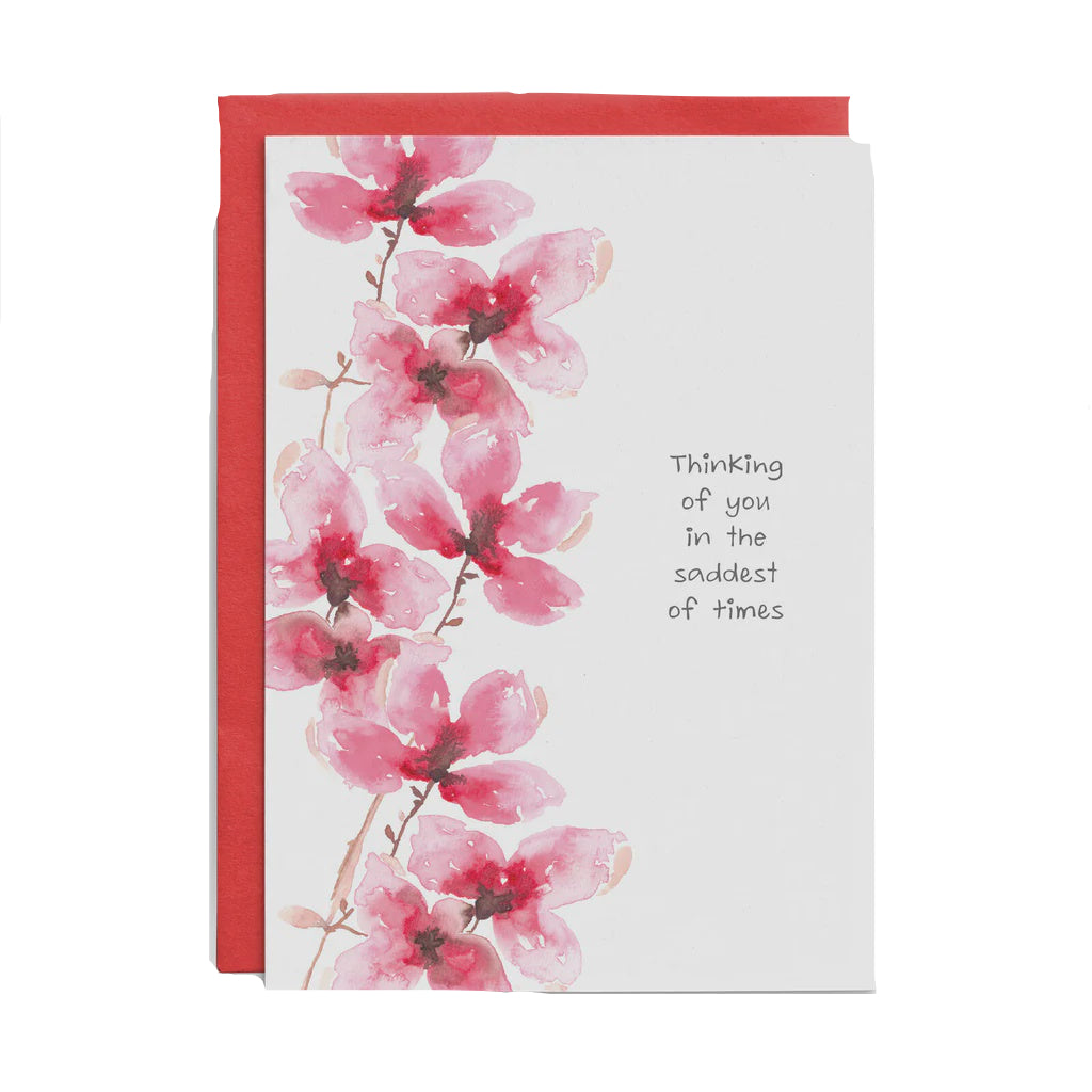 Thinking of you in the saddest of times. - Sympathy Card | Cottonwood