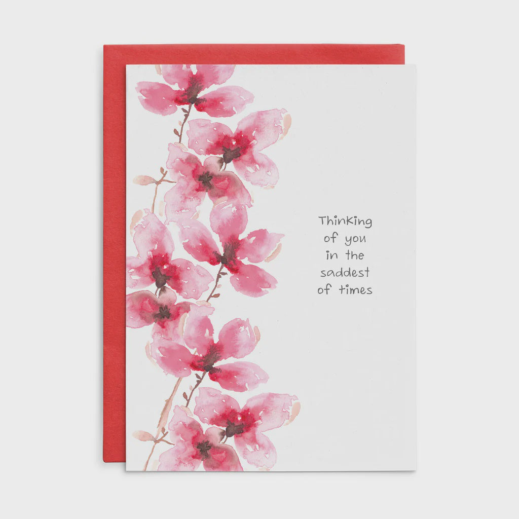 Thinking of you in the saddest of times. - Sympathy Card | Cottonwood