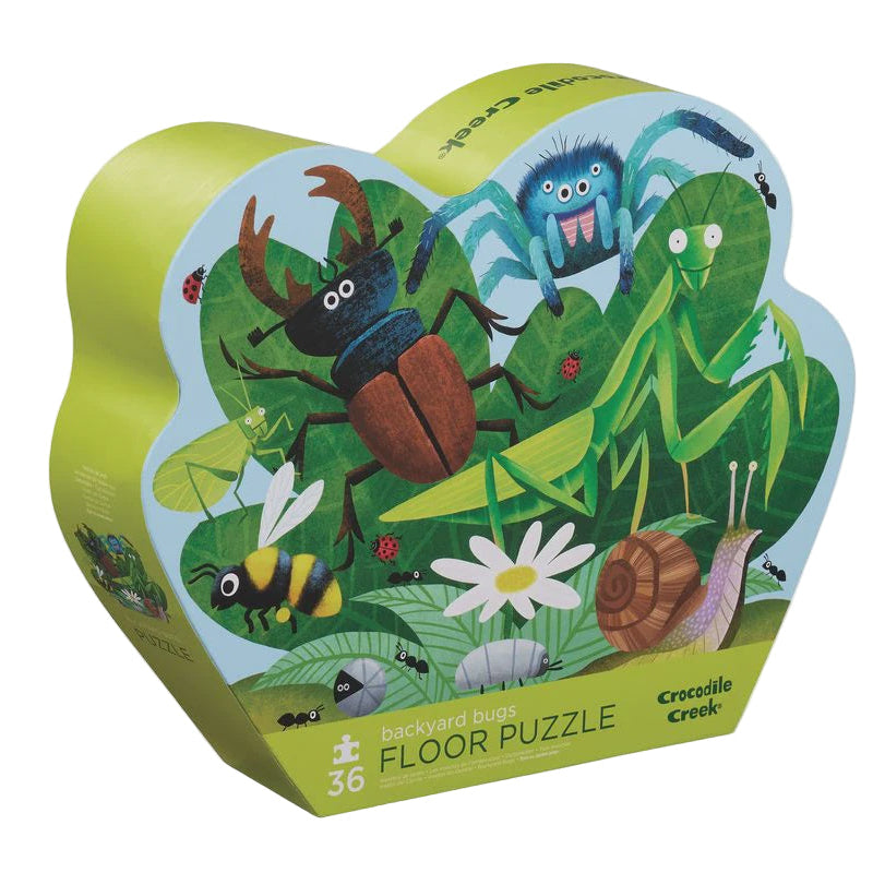 36 Piece Floor Puzzle - Backyard Bugs | Crocodile Creek