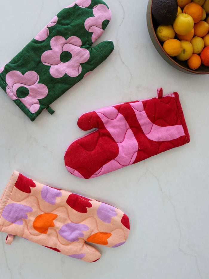 Tulip Fields Oven Mitt | Mosey Me