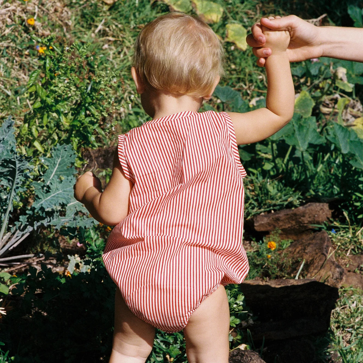 CEDAR SUIT - Meri Stripe | Nature Baby