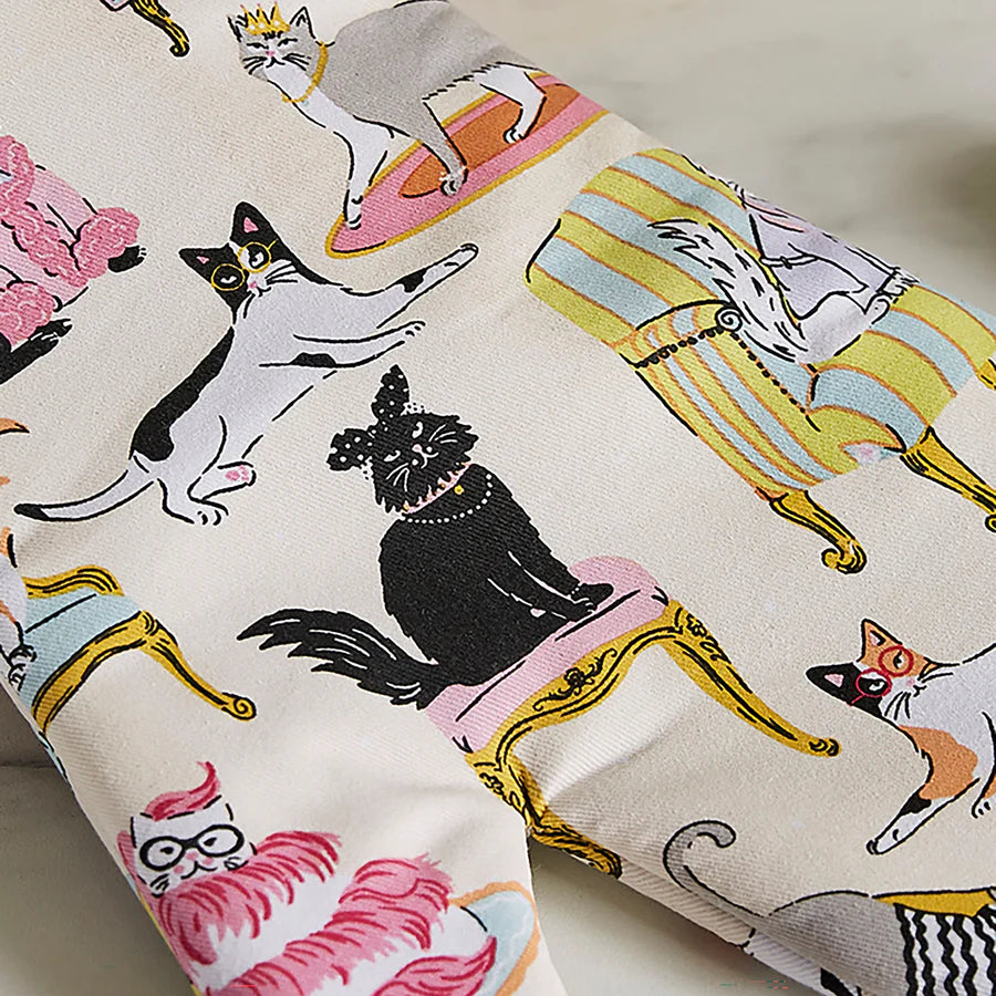 Cool Cats Gauntlet Oven Glove in Multicolour | Ulster Weavers