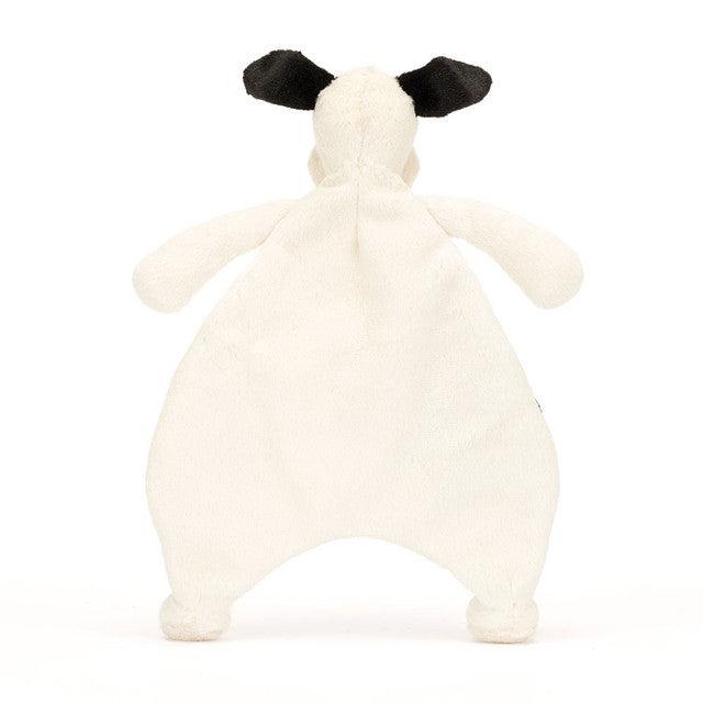 Bashful Black & Cream Puppy Comforter | Jellycat