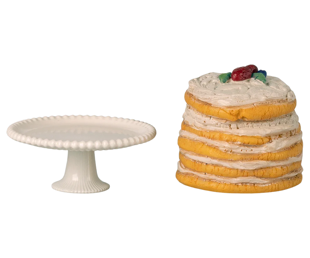 Party Cake and Cake Stand Mouse | Maileg