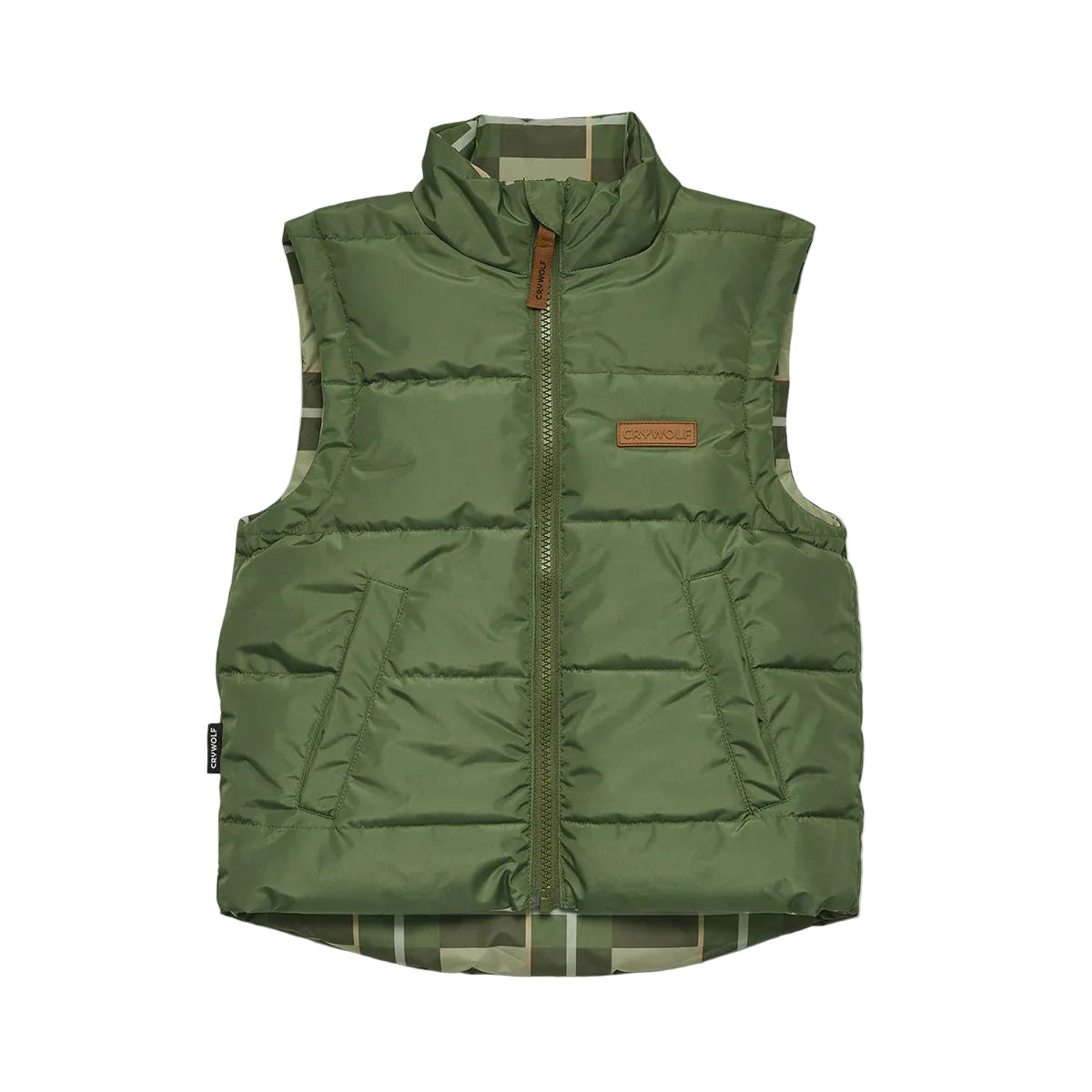 Reversible Eco-Vest - Field Plaid | Crywolf