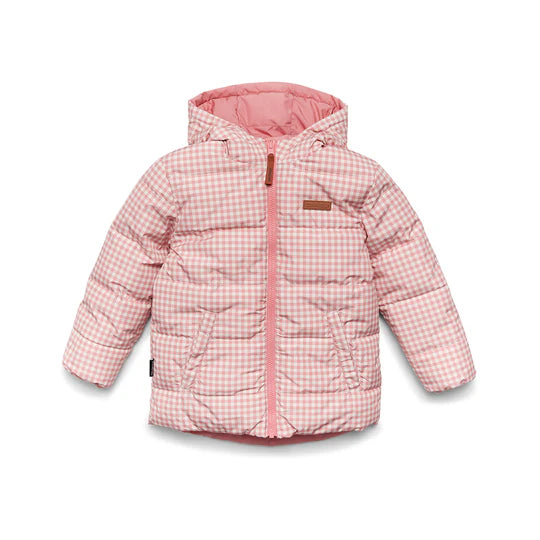 Reversible Eco-Puffer - Rose Gingham | Crywolf