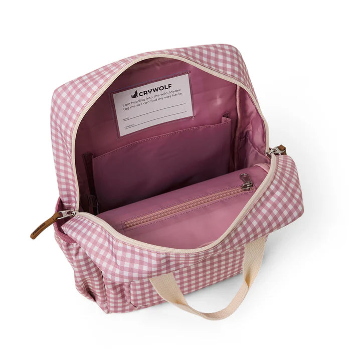 Mini Backpack - Gingham | CRYWOLF