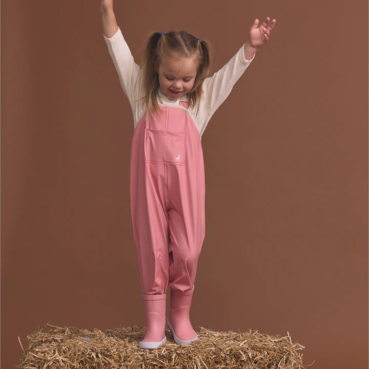 Rain Overalls - Rose | Crywolf