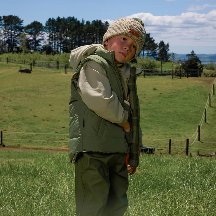 Reversible Eco-Vest - Field Plaid | Crywolf