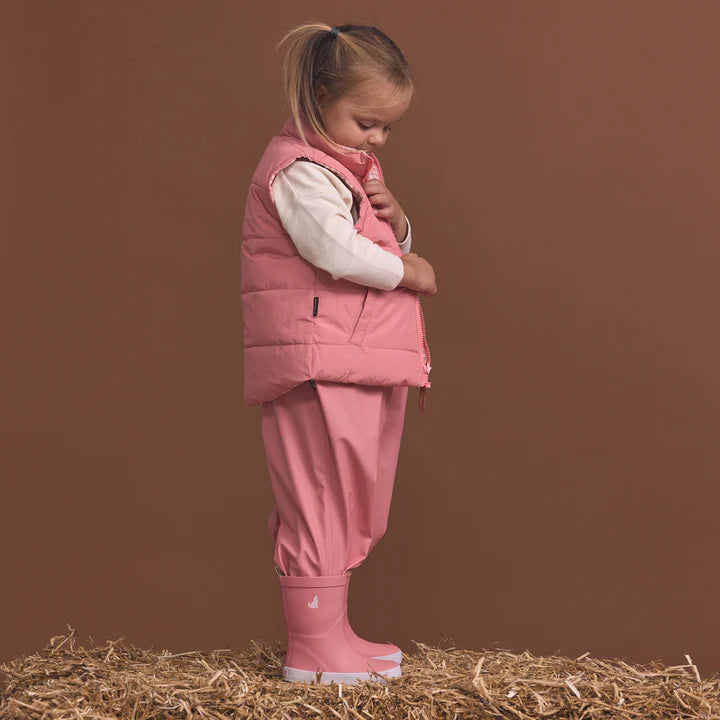 Reversible Eco-Vest - Rose Gingham | Crywolf