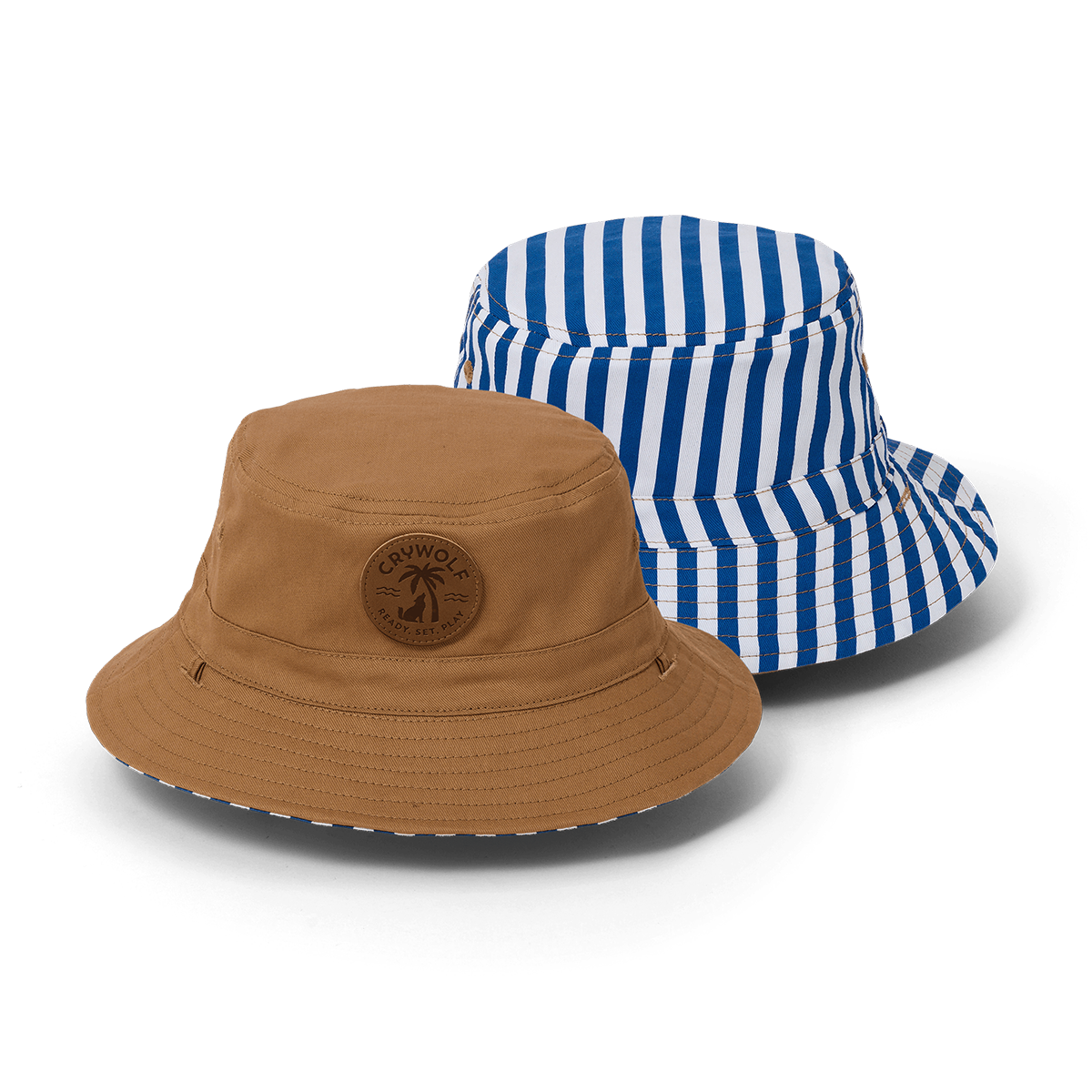 Reversible Bucket Hat || Deep Sea Stripe | Crywolf
