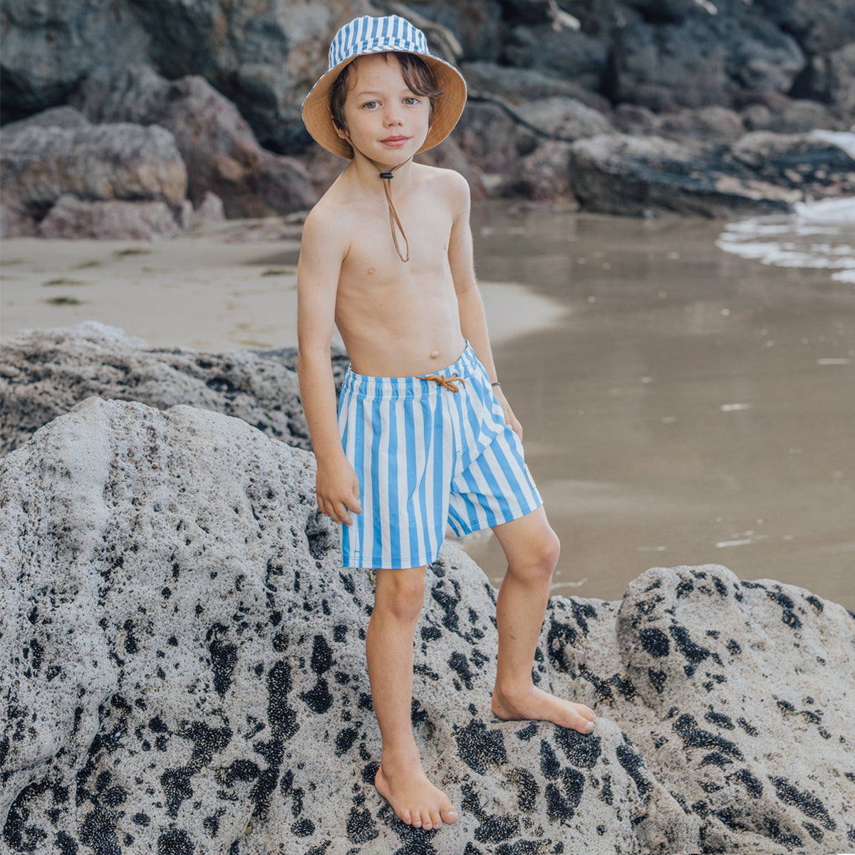 Board Shorts Deep Ocean Blue | Crywolf