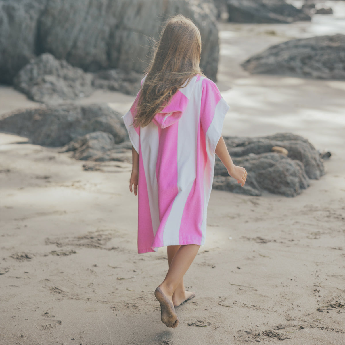 Hooded Towel Candy Stripe | Crywolf