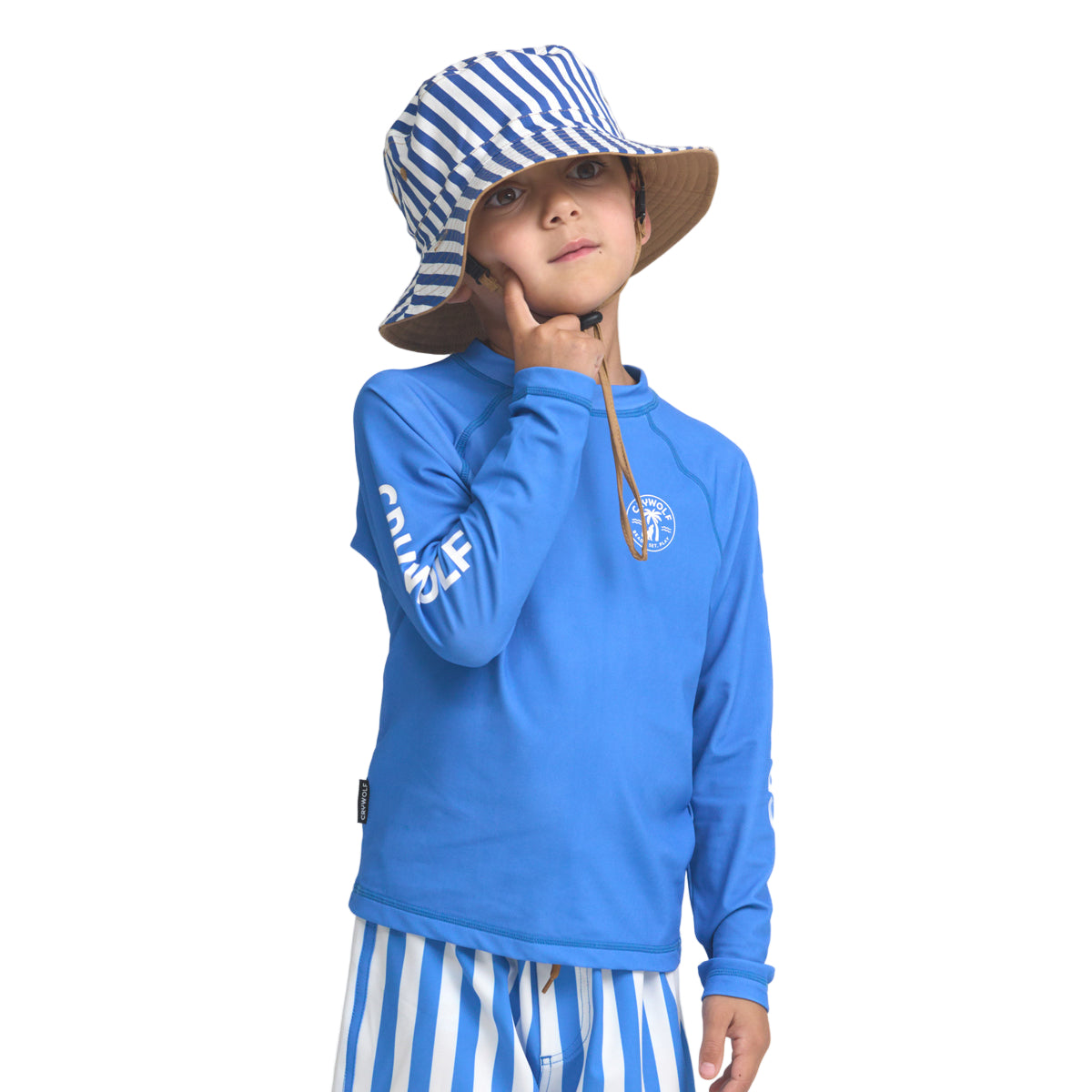 Long Sleeve Rash Vest Deep Sea Blue | Crywolf