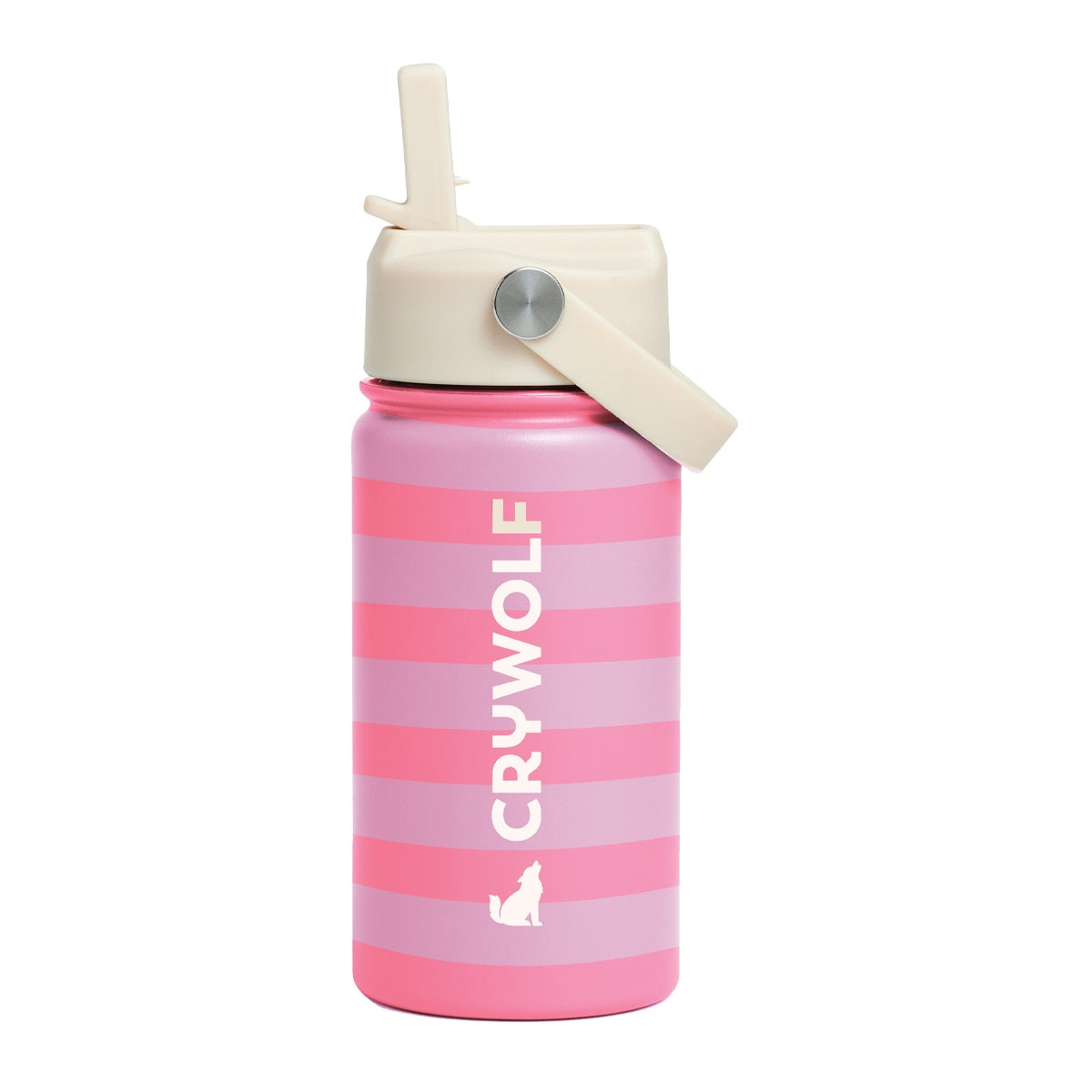 DRINK BOTTLE - Flamingo Stripe | Crywolf