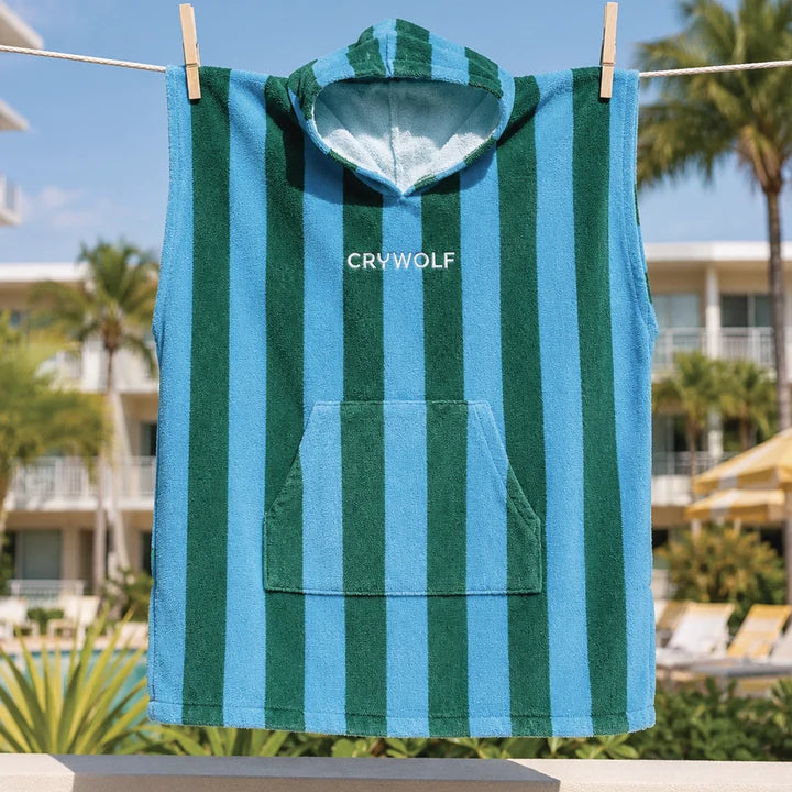 HOODED TOWEL - Deck Stripe | CRYWOLF