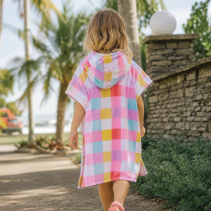 HOODED TOWEL - Pop Gingham | CRYWOLF