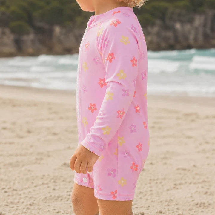 Baby Rash Suit - Hibiscus Bloom | CRYWOLF