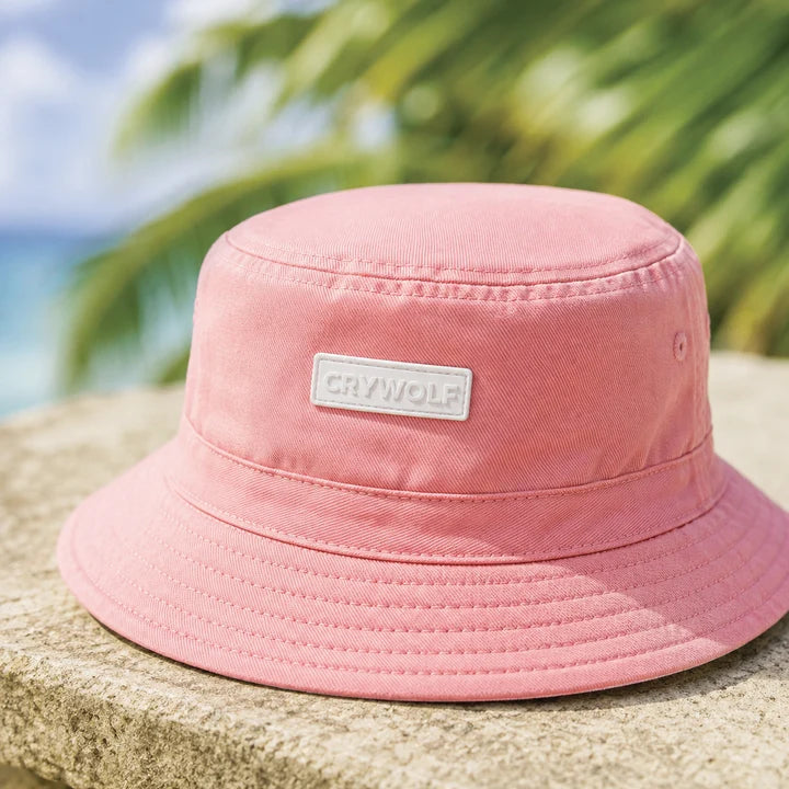 Reversible Bucket Hat - Flamingo Stripe | CRYWOLF