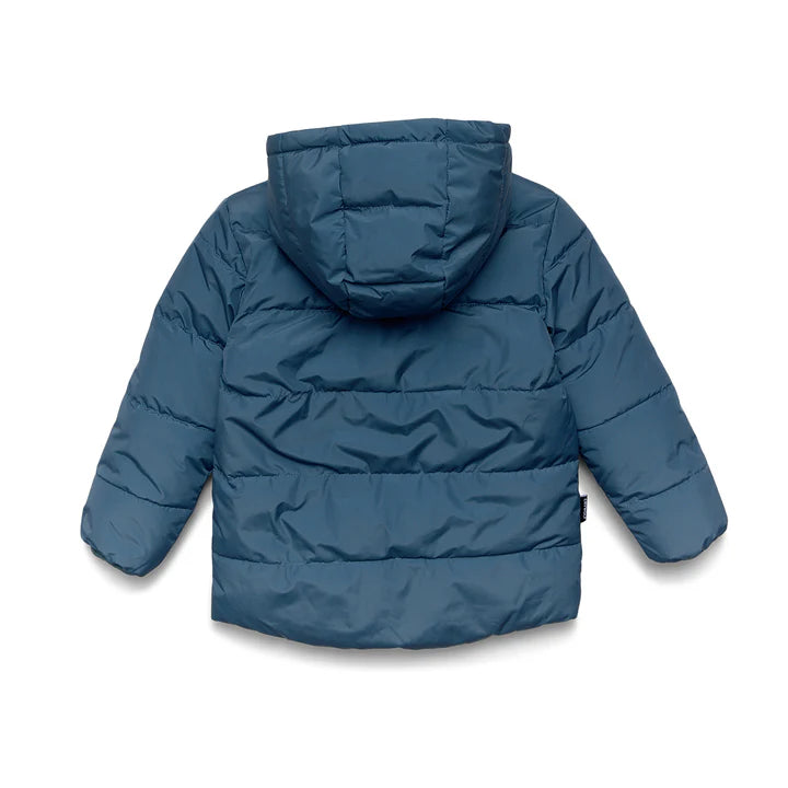 Reversible Eco-Puffer - Blue Plaid | Crywolf