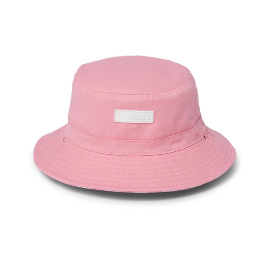 Reversible Bucket Hat - Flamingo Stripe | CRYWOLF