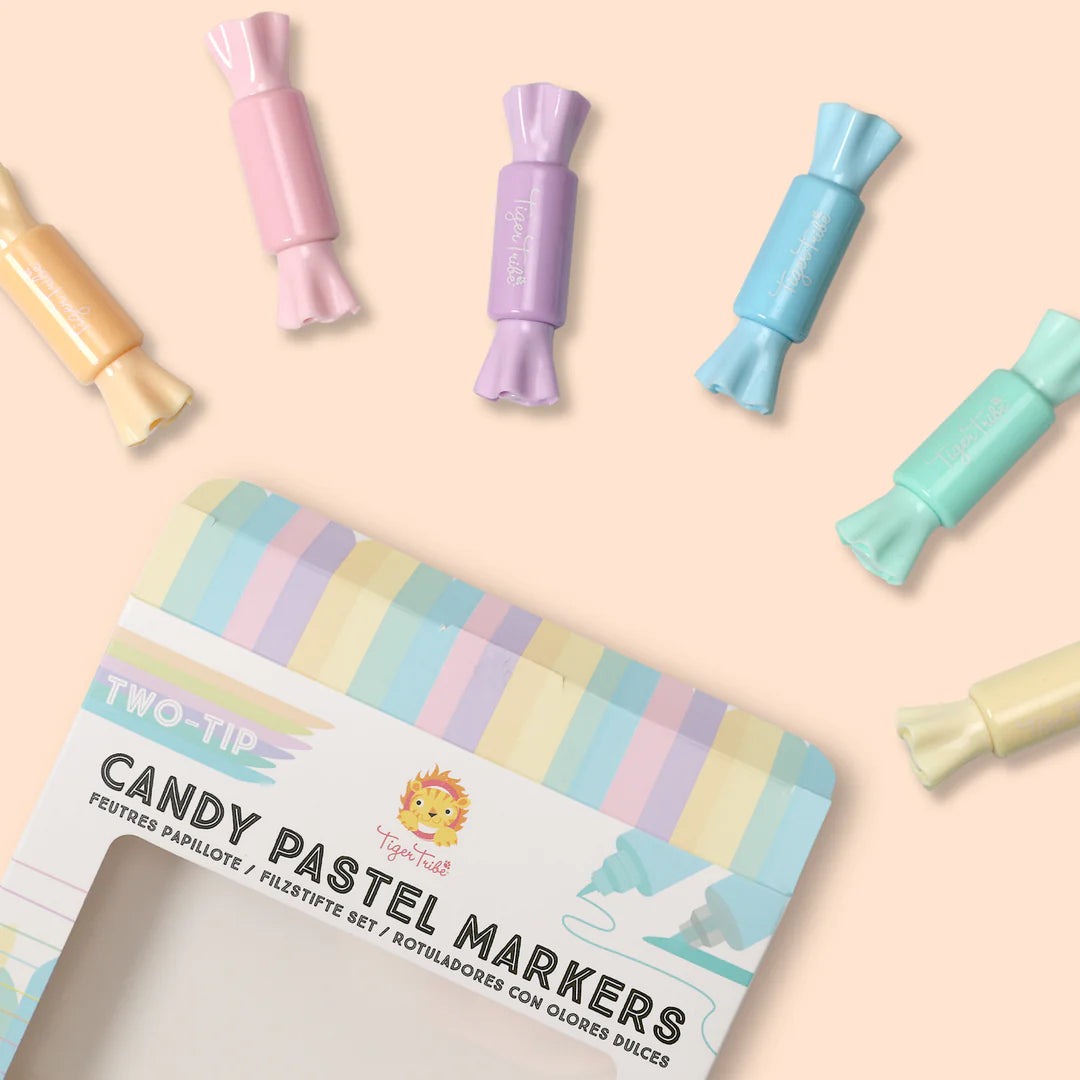 Two Tip Candy Pastel Markers | Tiger Tribe