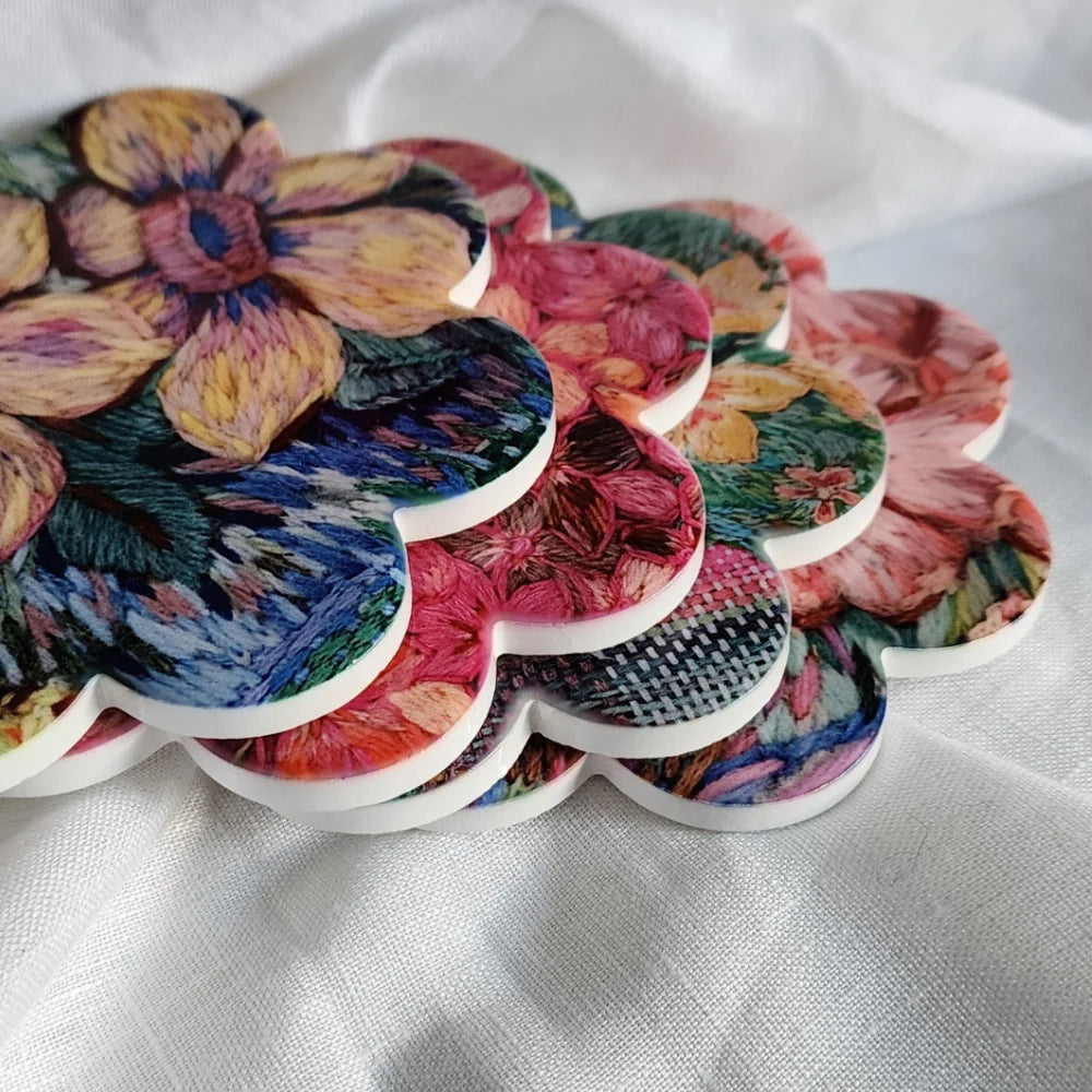 Coaster Set Of 4 - Meadow | Fleur Woods