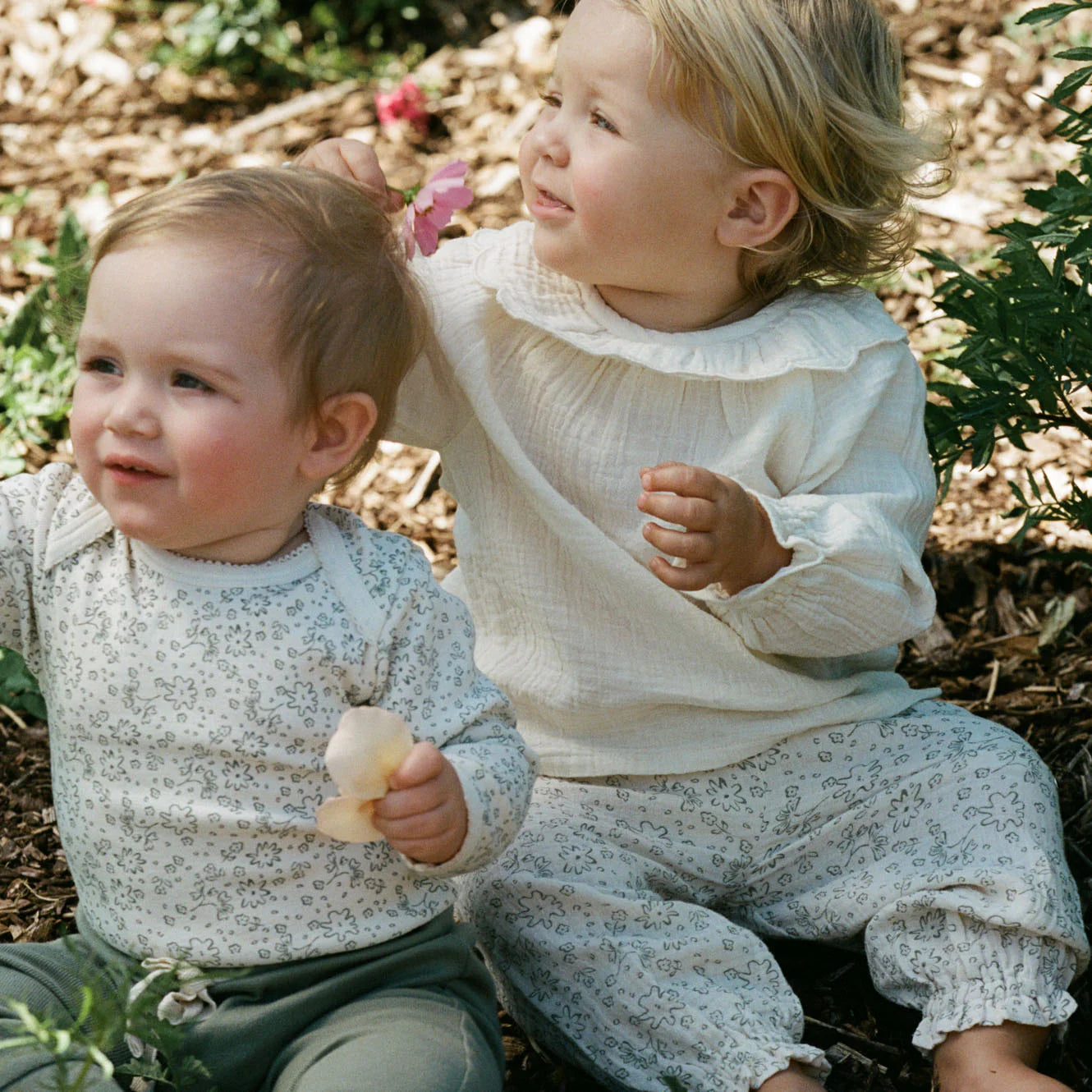 DAPHNE PANTS MUSLIN - Bloomsbury Print | Nature Baby