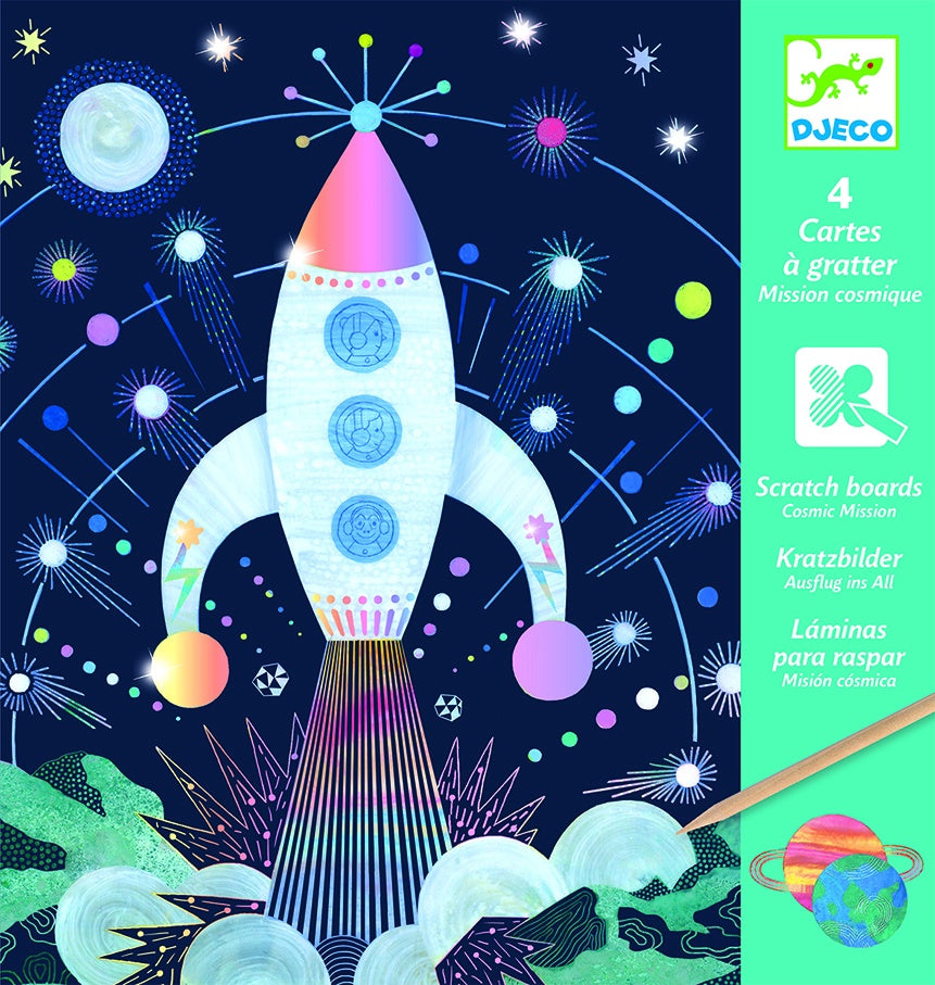 Scratch Cards - Cosmic Mission | Djeco