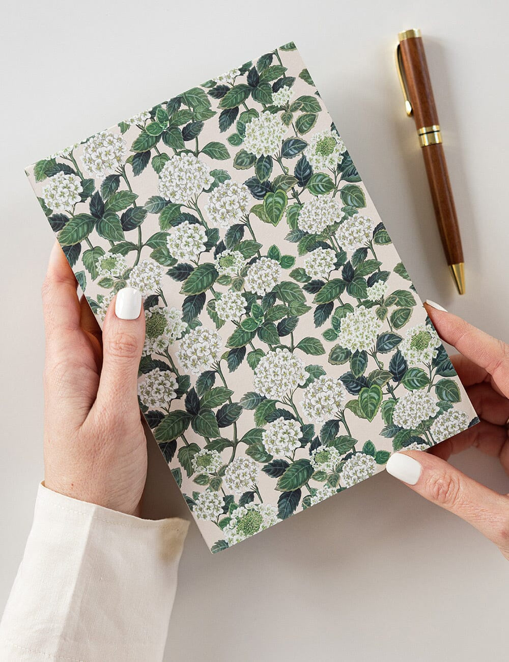 Hydrangea Notepad Jotter | Bespoke Letterpress