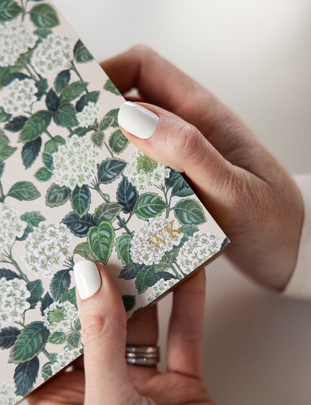 Hydrangea Notepad Jotter | Bespoke Letterpress