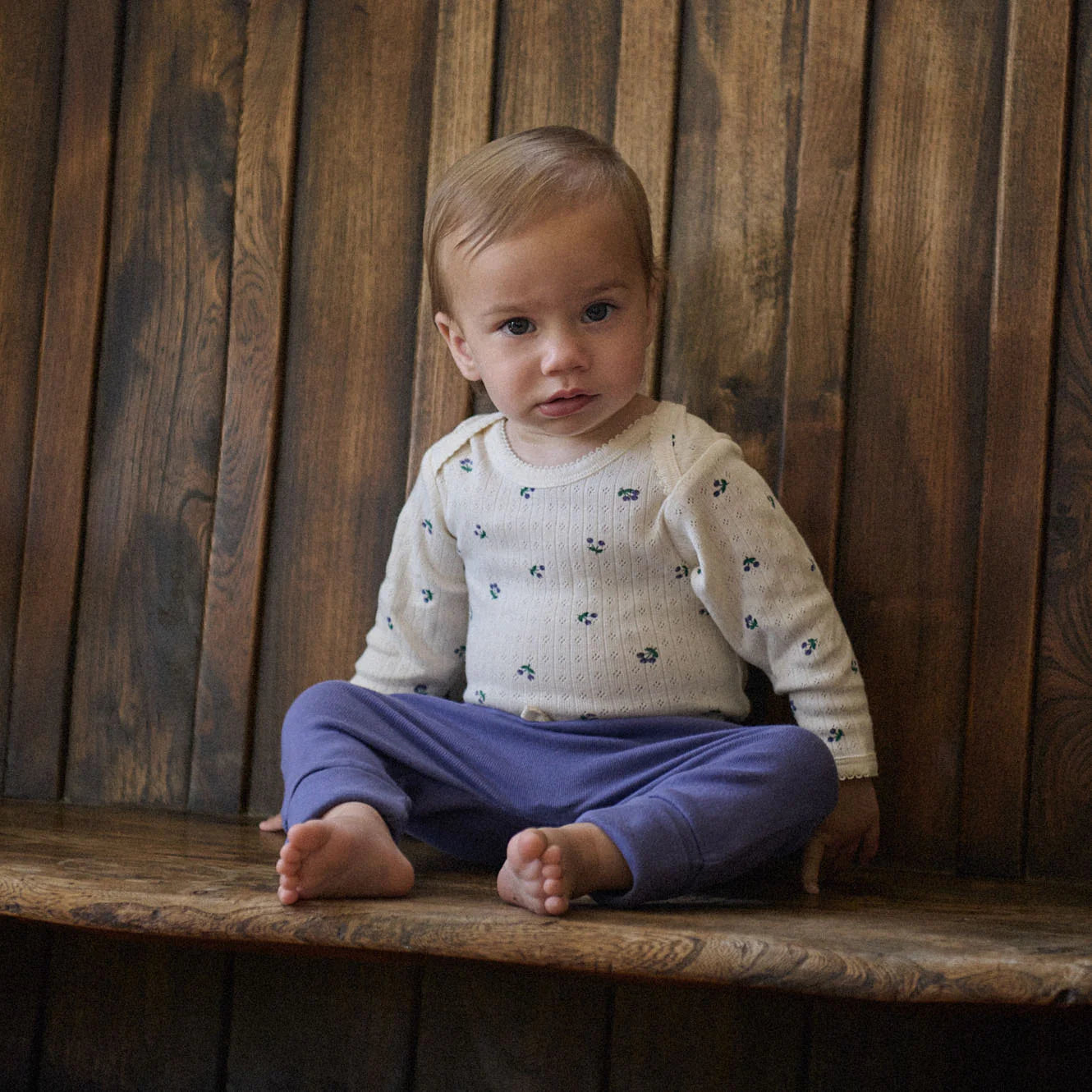 DRAWSTRING PANTS - Heron | Nature Baby