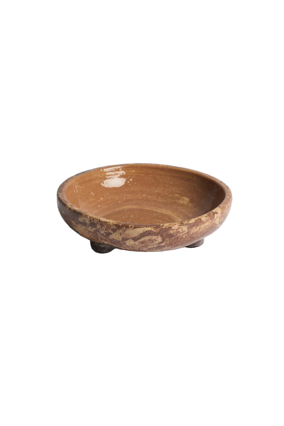 Harvenwood Footed Bowl - Large - Sand/Brown | Ned Collections