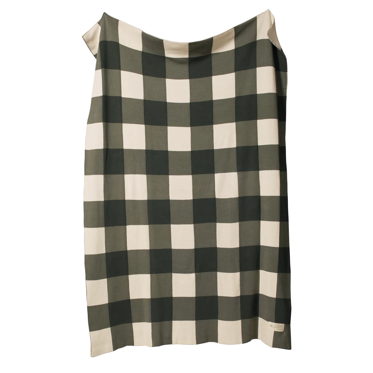 DUNE BLANKET - Thyme Check - Cot | Nature Baby