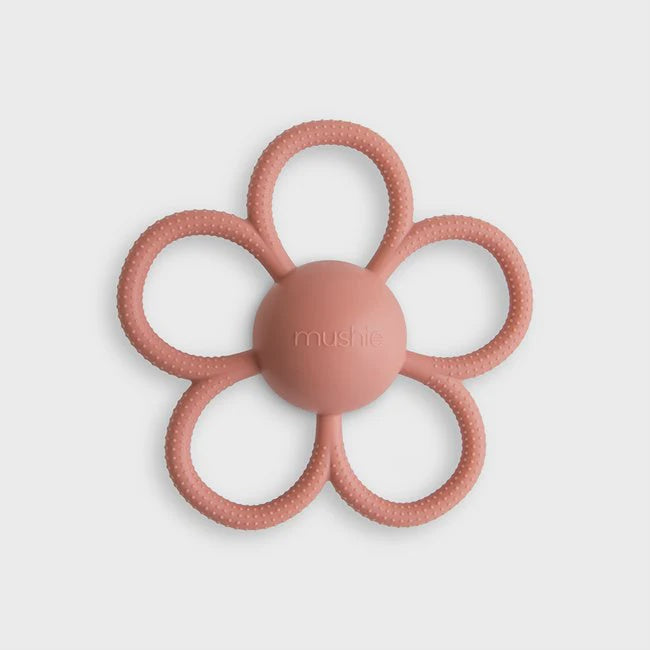 Rattle Teether - Daisy Soft Lilac | Mushie