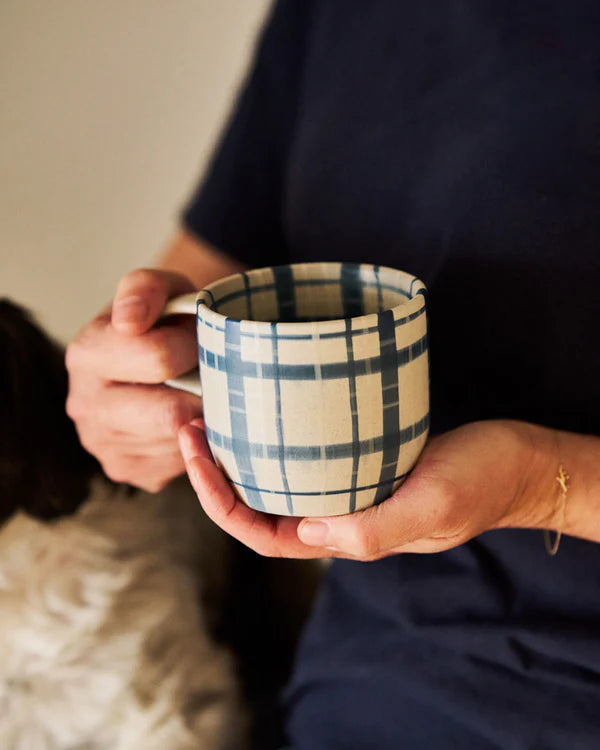 Denim Check Mug / Cat's Pyjamas | Robert Gordon