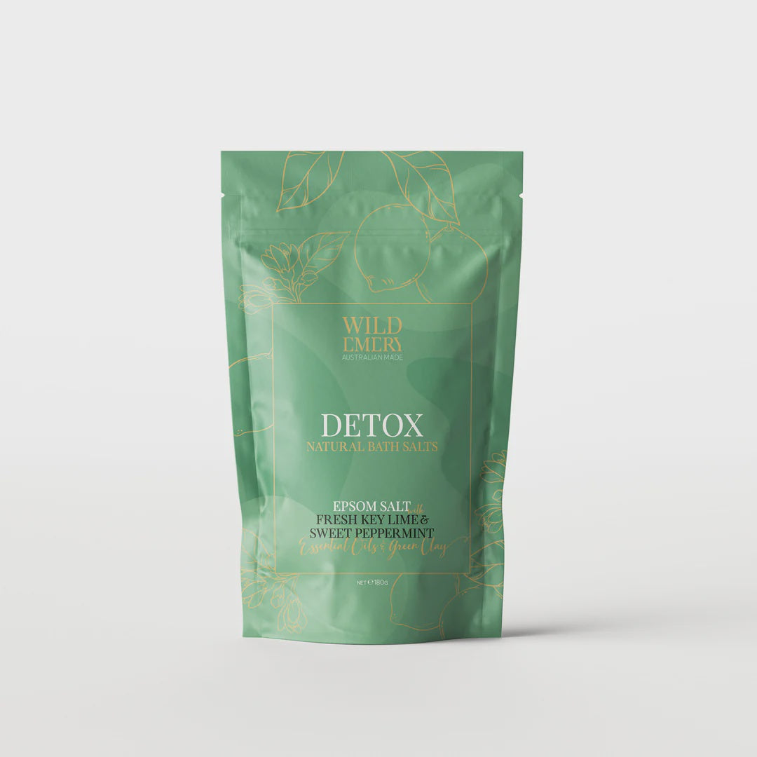 Natural Bath Salts - Detox - 70g | Wild Emery