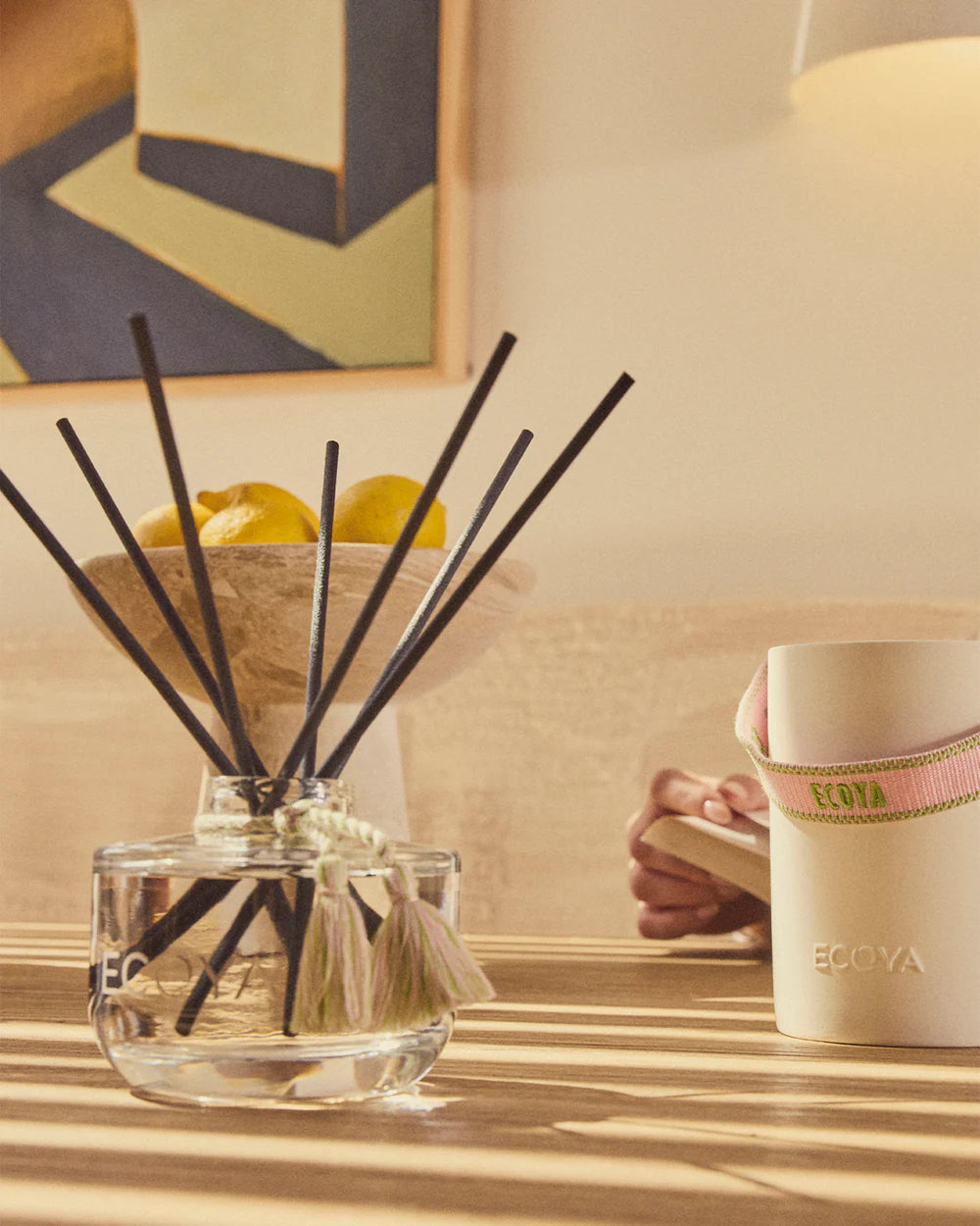 High Summer 2026 - 200ml Reed Diffuser -  Blackcurrant & Mint | Ecoya